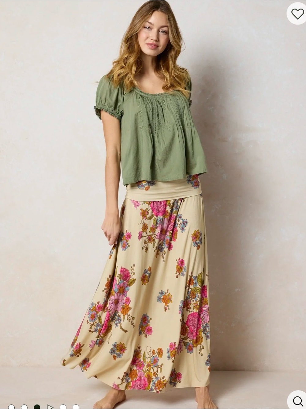NEW Natural Life Live-In-It Knit "ButterSoft" Convertible Maxi Skirt XS NWOT! - Picture 3 of 8